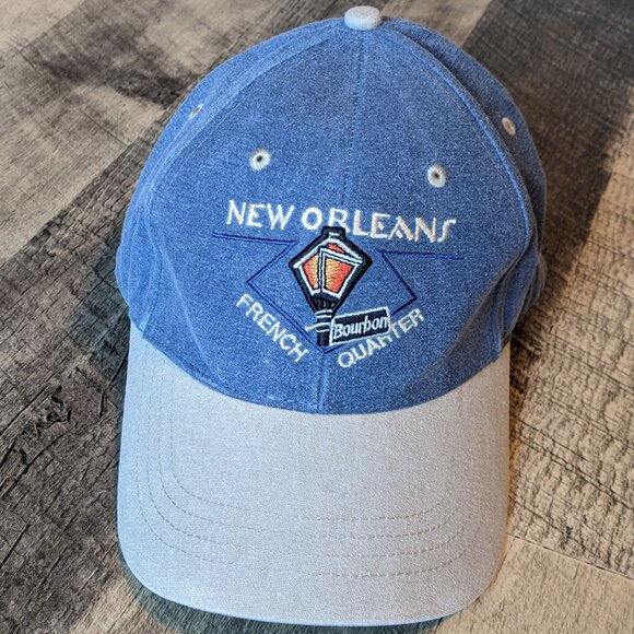 New Orleans Bourbon Street Hat French Quarter Baseball Cap Strapback - Picture 1 of 7